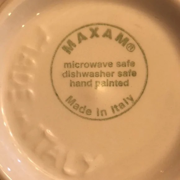 Maxam Pink Flower VEGETABLE SERVING BOWL 9 5/8" - Picture 3 of 4